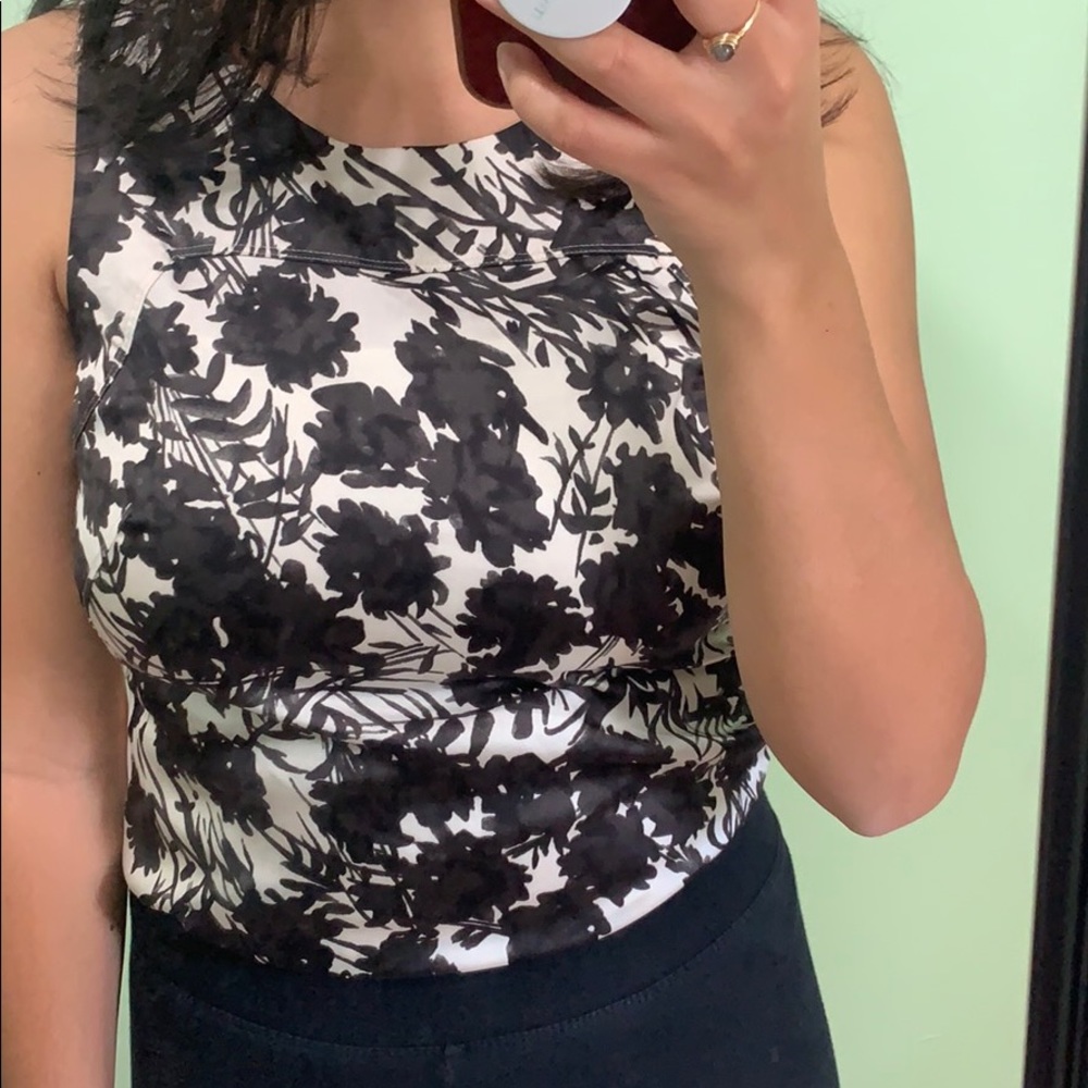 Ann Taylor Silk Sleeveless Blouse